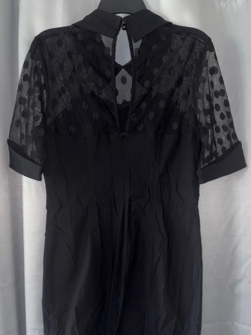 Unique black dress